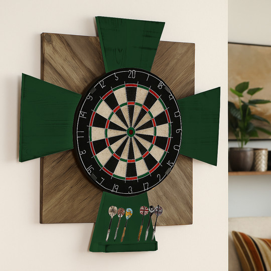 Tablica Drewniana John Paddle do Darta Order Forest Green