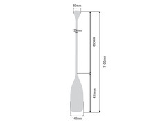 Pagaj John Paddle Ozdoba Malowany Obraz Statek 110 cm - Sailboat