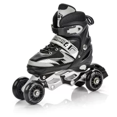 Rolki Regulowane Meteor 4w1 Seasons Black LED