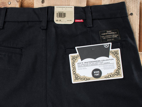 Spodnie Levis Skateboarding Work Pant Regular Straight BLACK TWILL (95588-0003) F/W 2018