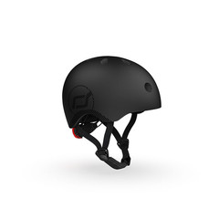 Kask dla dzieci Scootandride  M-L dla nastolatków Black