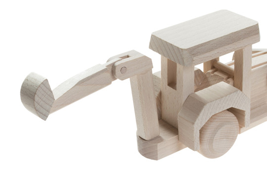Drewniana zabawka John Paddle - Koparka
