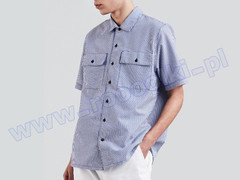 Koszula Levis Skateboarding SS Button Down Blue Seersucker (39432-0000) S/S 2018