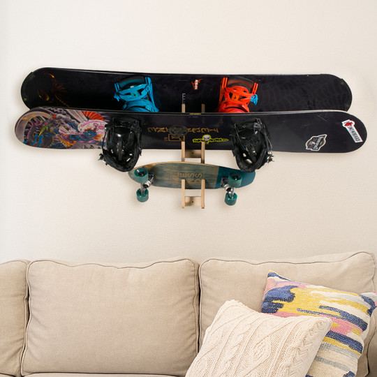 Wieszak John Paddle SKATE 3 na 3 deski snowboard, deskorolka, kite, wake, trickboard, longboard