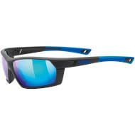 Okulary Uvex Sportstyle 225 pola Black Blue Mat 2440 2021