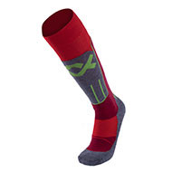 Skarpety Volkl Ski Kneehigh Freestyle Red Grey Green 2021