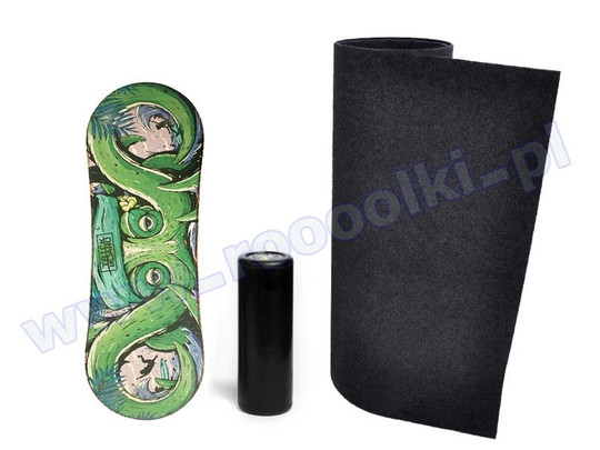 Trickboard Octopus Green New + dywan; z Atestem