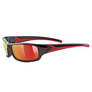 Okulary Uvex Sportstyle 211 Black Red 2213 2019