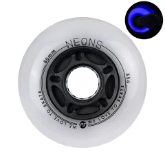Zestaw 4 kółka świecące LED Powerslide Neons 80/85A Blue