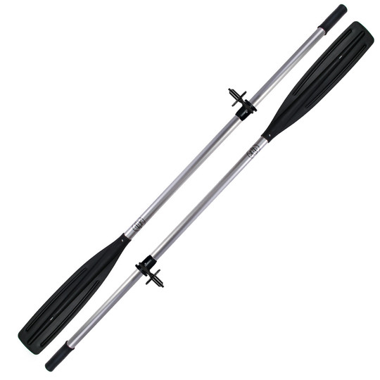 Aluminiowe Wiosło Szalupowe do łodzi John Paddle + manszeta + Dulki (komplet - 2 sztuki) 
