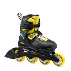 Rolki Rollerblade regulowane Fury Black Yellow 