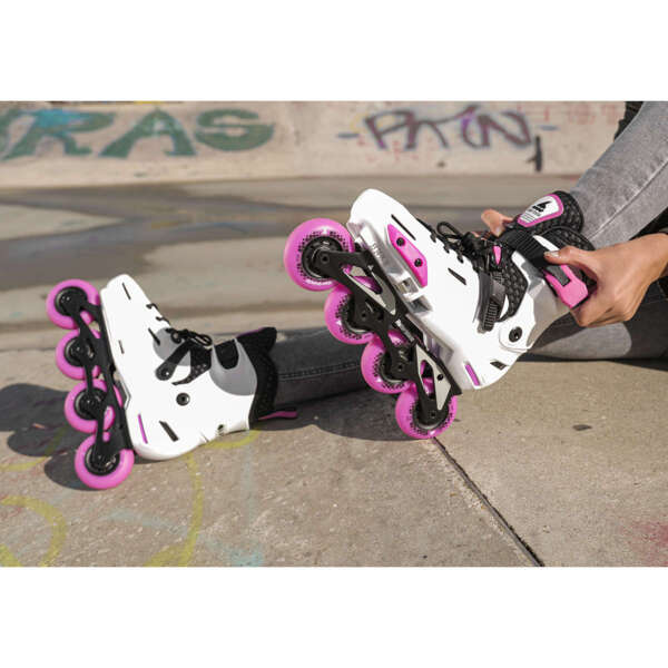 Rolki Rollerblade Apex G White Pink 