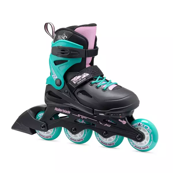 Rolki Rollerblade Fury Black Sea Green 