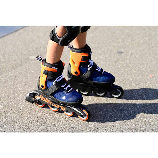 Rolki Rollerblade Microblade Midnight Blue Warm Orange