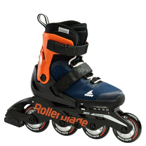 Rolki Rollerblade Microblade Midnight Blue Warm Orange