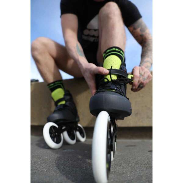 Skarpety Rollerblade Skate Socks Black Green 