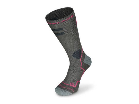 Skarpety damskie Rollerblade High Performance Socks W Dark Grey / Pink 2022