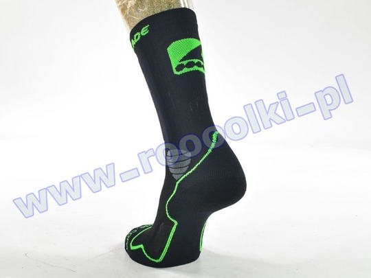 Skarpety męskie Rollerblade High Performance Socks Black / Green 2017