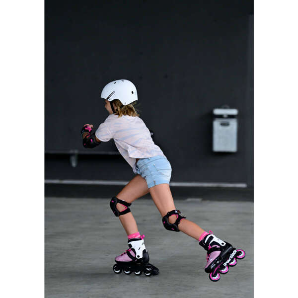 Zestaw Rolki Rollerblade Microblade G Pink White +kask, ochraniacze, torba