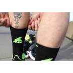 Skarpety Rollerblade Skate Socks Black Green 