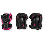 Zestaw ochraniaczy Rollerblade Skate Gear Junior 3 Pack Black Pink